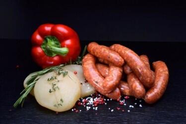 Paprika-Handkäs Bratwurst - Wurst der Sinne